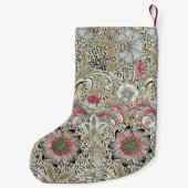 ウィリアム・モリス・コーンクル壁紙フローラ スモールクリスマスストッキング (裏面)