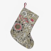 ウィリアム・モリス・コーンクル壁紙フローラ スモールクリスマスストッキング (正面 (吊り時))