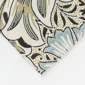 ウィリアム・モリス・コーンクル壁紙フローラ フリースブランケット (角)