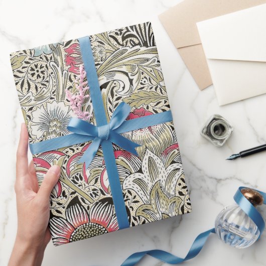 ウィリアム・モリス・コーンクル壁紙フローラ ラッピングペーパー (ギフト)