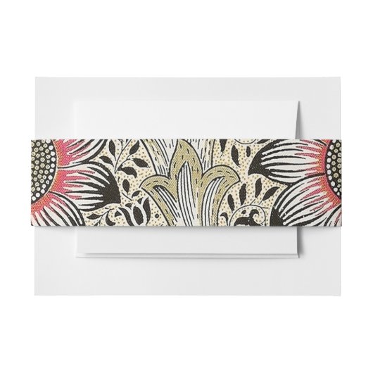 ウィリアム・モリス・コーンクル壁紙フローラ 招待状ベリーバンド (正面例)