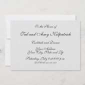 ウィリアム・モリス・コーンクル壁紙フローラ 招待状 (裏面)