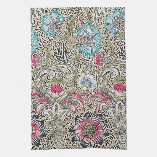 ウィリアム・モリス・コーンクル キッチンタオル (縦)