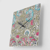 ウィリアム・モリス・コーンクル スクエア壁時計 (傾斜)