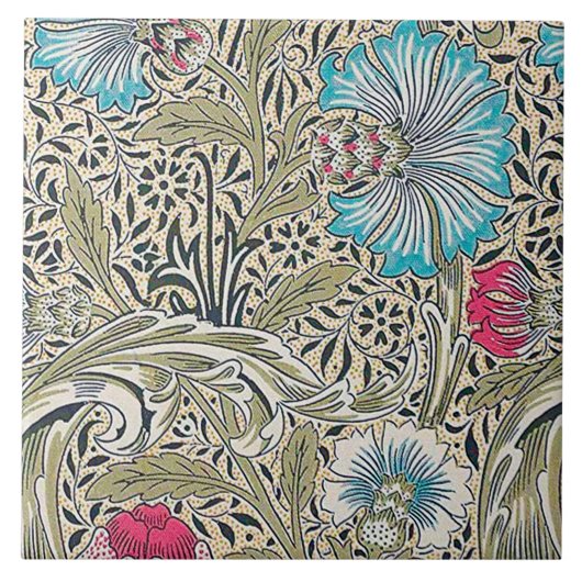 ウィリアム・モリス・コーンクル タイル (正面)