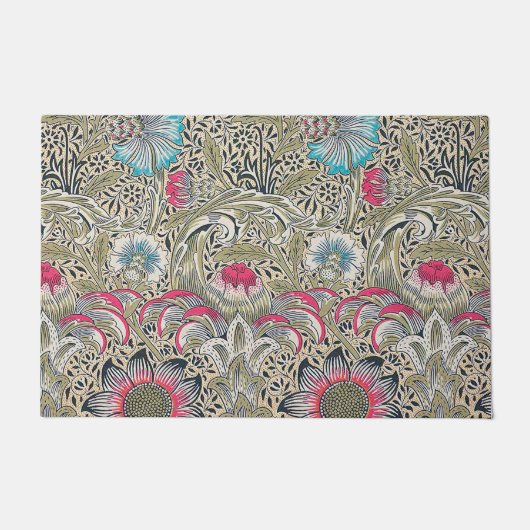 ウィリアム・モリス・コーンクル ドアマット (正面)