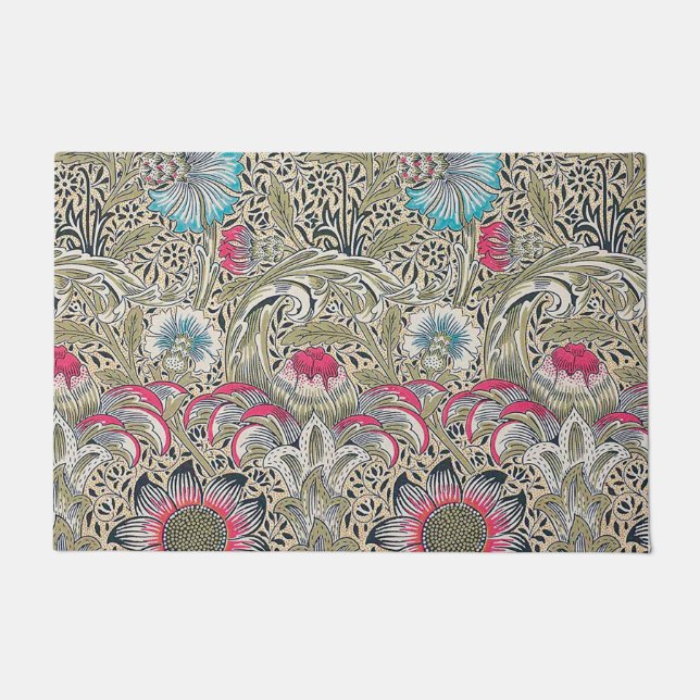 ウィリアム・モリス・コーンクル ドアマット (正面)