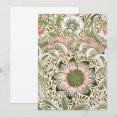 ウィリアム・モリス・コーンクル 招待状 (正面/裏面)