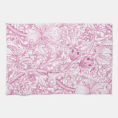 ウィリアム・モリス・ゴールデンリリー花の模様 キッチンタオル (横)