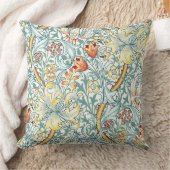 ウィリアム・モリス・ゴールデンリリー花の模様 クッション (ブランケット)