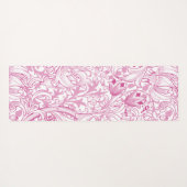 ウィリアム・モリス・ゴールデンリリー花の模様 ヨガマット (裏面(横))