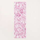 ウィリアム・モリス・ゴールデンリリー花の模様 ヨガマット (裏面)