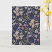 ウィリアム・モリス・ゴールデンリリー カード (黄色い花)