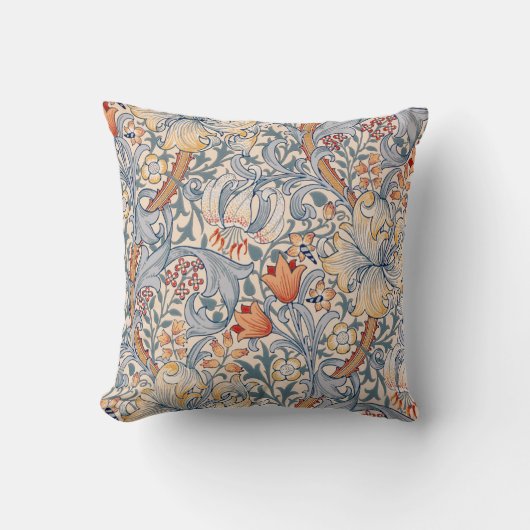 ウィリアム・モリス・ゴールデンリリー クッション (正面)