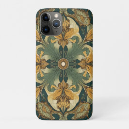 ウィリアム・モリス ゴールデンリリー ビンテージ プレラファエリット iPhone 11 PROケース