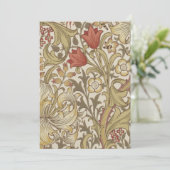 ウィリアム・モリス・ゴールデンリリー 招待状 (スタンド正面)