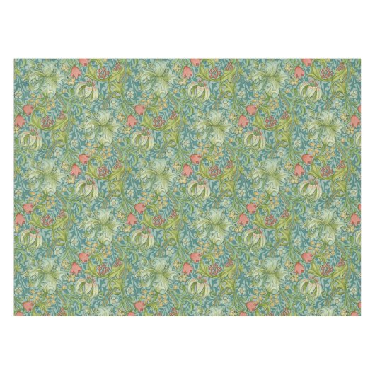 ウィリアム・モリス「ゴールデンリリー」 1 テーブルクロス (正面(横))