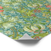 ウィリアム・モリス「ゴールデンリリー」 1 ポスター (角)