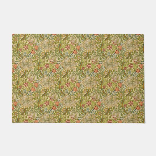 ウィリアム・モリス「ゴールデンリリー」 2 ドアマット (正面)
