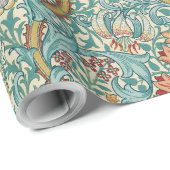 ウィリアム・モリス「ゴールデンリリー」 3 ラッピングペーパー (ロールコーナー)