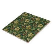 ウィリアム・モリス「ゴールデンリリー」 4 タイル (側面)