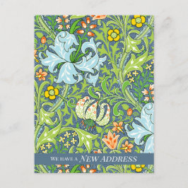 ウィリアム・モリス・ゴールデンリリーCC1223ムービング 案内ポストカード