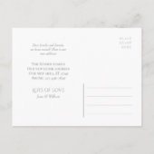 ウィリアム・モリス・ゴールデンリリーCC1223ムービング 案内ポストカード (裏面)