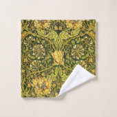 ウィリアム・モリス・ゴールデン・ザ・ハニーサックル バスタオルセット (ウォッシュタオル)