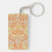 ウィリアム・モリス・ゴールデン・バウ・タペストリー・パターン キーホルダー (裏面)