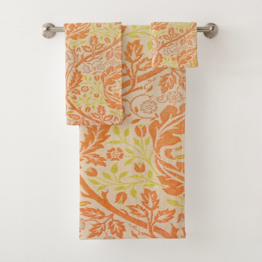 ウィリアム・モリス・ゴールデン・バウ・タペストリー・パターン バスタオルセット (インサイチュ)