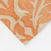 ウィリアム・モリス・ゴールデン・バウ・タペストリー・パターン フリースブランケット (角)