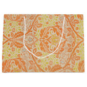 ウィリアム・モリス・ゴールデン・バウ・タペストリー・パターン ラージペーパーバッグ (正面)