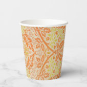 ウィリアム・モリス・ゴールデン・バウ・タペストリー・パターン 紙コップ (裏面)