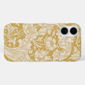 ウィリアム・モリス ゴールド バチェラーズボタン フローラル Case-Mate iPhoneケース (裏面 (横))