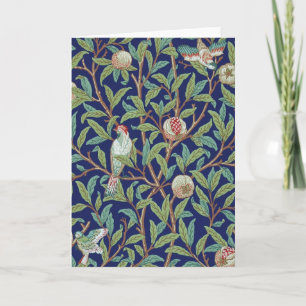 ウィリアム・モリス、ザクロと小鳥 カード