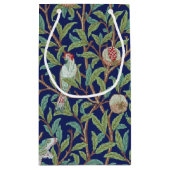 ウィリアム・モリス、ザクロと小鳥 スモールペーパーバッグ (裏面)