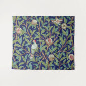 ウィリアム・モリス、ザクロと小鳥 タペストリー (正面(横))