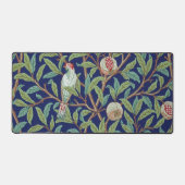 ウィリアム・モリス、ザクロと小鳥 デスクマット (正面)