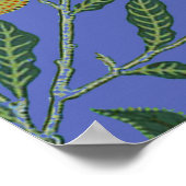 ウィリアム・モリス・ザクロカラフルナート壁紙 ポスター (角)