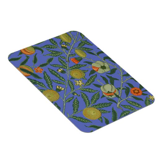 ウィリアム・モリス・ザクロカラフルナート壁紙 マグネット (右側)