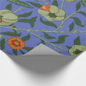 ウィリアム・モリス・ザクロカラフルナート壁紙 ラッピングペーパー (角)