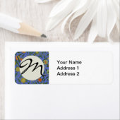 ウィリアム・モリス・ザクロカラフルナート壁紙 ラベル (インサイチュ)