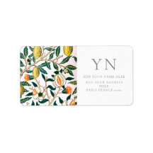 ウィリアム・モリス・ザクロ住所 シール