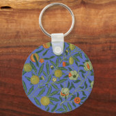 ウィリアム・モリス・ザクロ壁紙 キーホルダー (正面)