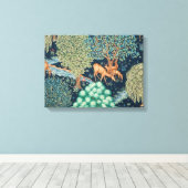 ウィリアム・モリス・ザ・ブルック キャンバスプリント (インサイチュ (ウッドフロア))