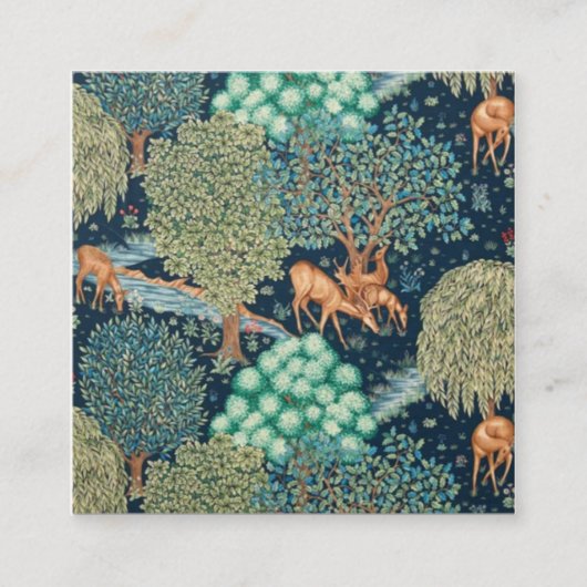 ウィリアム・モリス・ザ・ブルック スクエア名刺 (正面)