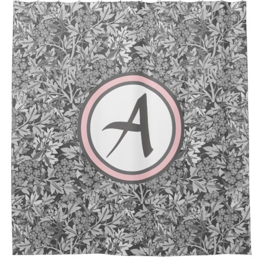 ウィリアム・モリス・シャワーカーテン葉ー シャワーカーテン (正面)