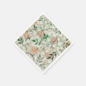ウィリアム・モリス ジャスミンの花 スタンダードカクテルナプキン (角)