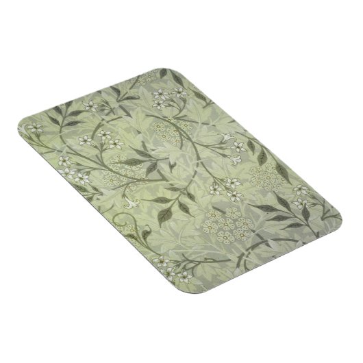 ウィリアム・モリス・ジャスミンフラワー壁紙アート マグネット (右側)