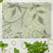 ウィリアム・モリス・ジャスミン植物学 キッチンタオル (折り畳み)